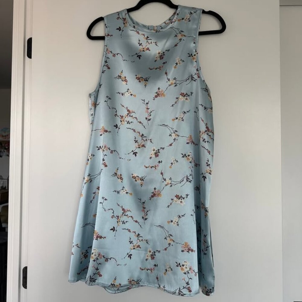 Blue Floral Dress
